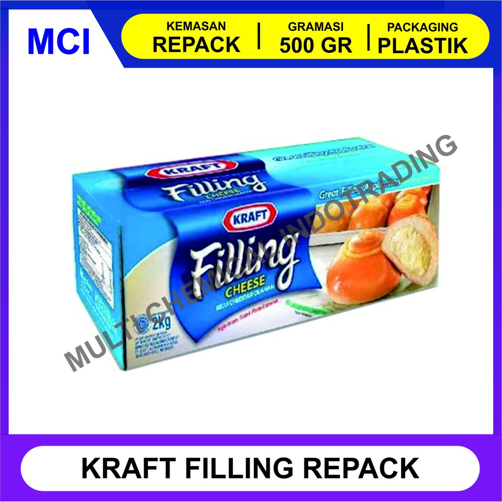 

Keju Kraft Filling Cheese - 500 Gr