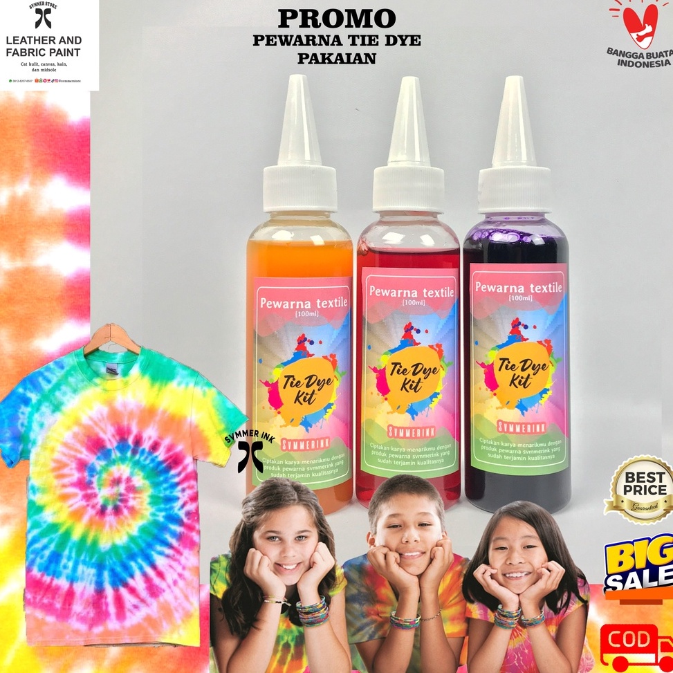 

Harga Oke PEWARNA TIE DYE / Pewarna pakaian baju Tinta kaos Anti luntur termurah