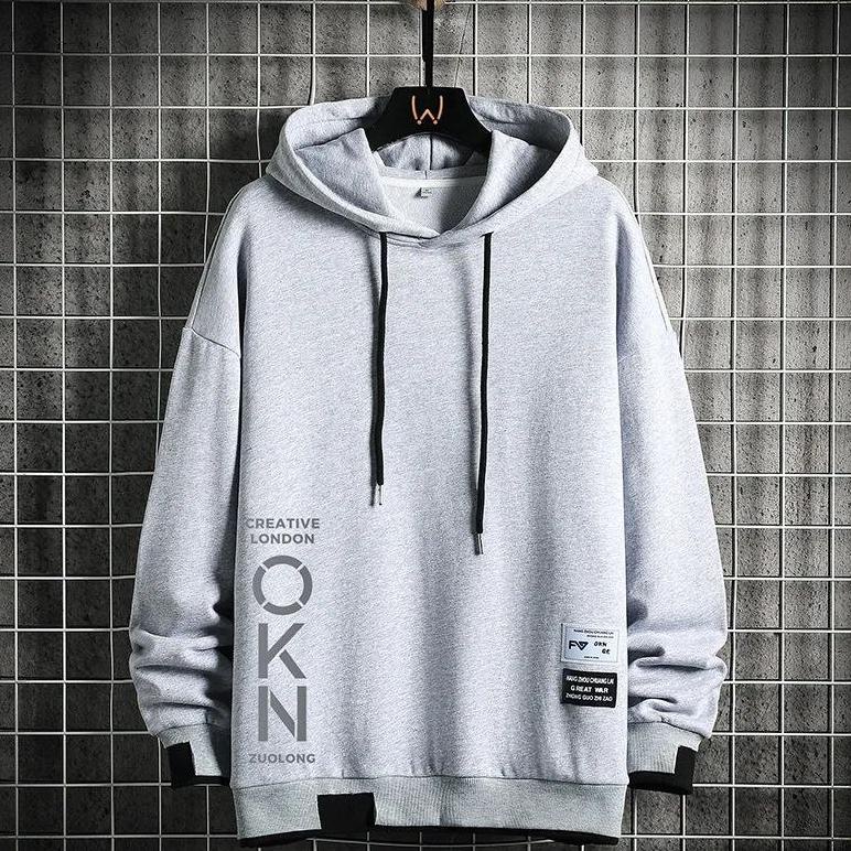 Bisa Cod Okn Simpel Sweater Hoodie Pria Cowok Korean Style Switer Laki Keren Distro Kaos Jimmy Impor