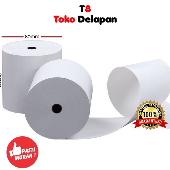 

Murah Banget Kertas Kasir Struk / Thermal Paper / EDC - 80mm x 80mm