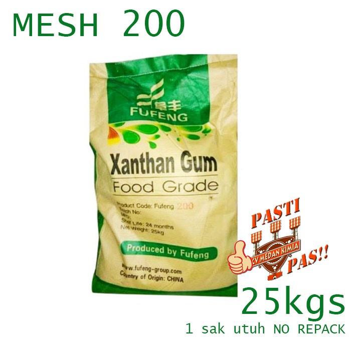 

Terlaris Grosir Xanthan Gum 1 Sak 1Sak 25Kgs 25 Kg Asli Fufeng Xantan Mesh 200