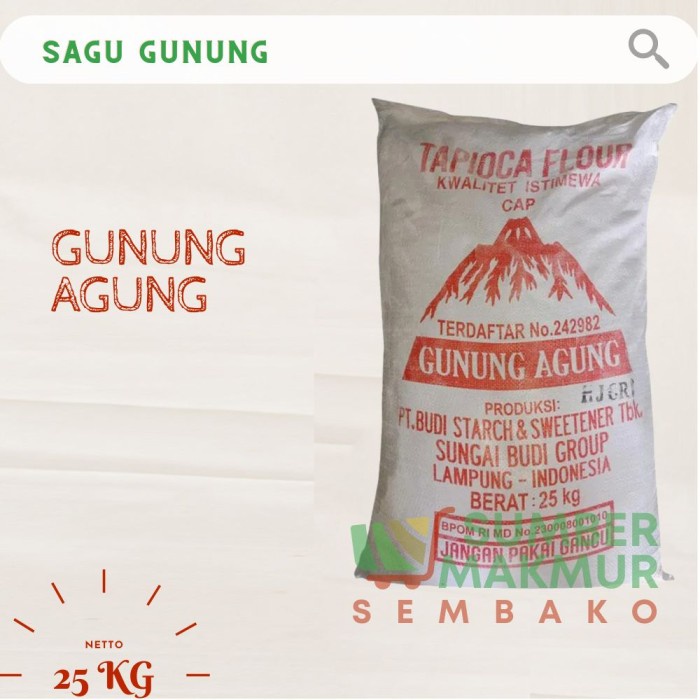 

Terlaris Tepung Tapioka Cap Gunung Agung Karung