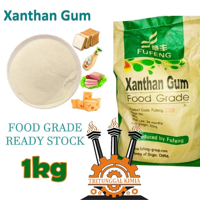 

Terlaris Xanthan Gum 1Kg Food Grade Mesh 80 Ex Meihua Original