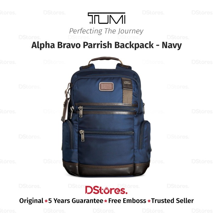 Tumi Alpha Bravo Parrish Backpack - Navy