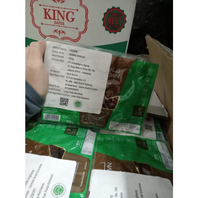 

+++++] Datecrown Khalas Termo Vakum 500gr x 16pcs