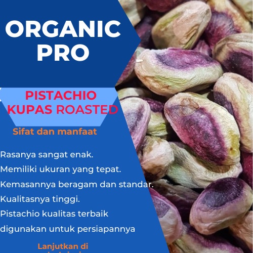 

Pistachio Kupas Roasted 250Gr