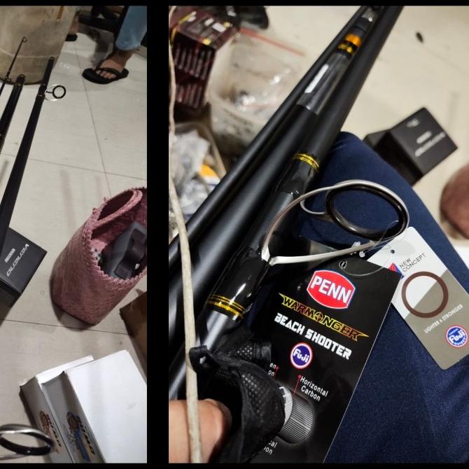 Joran penn warmonger surf type sudah fuji sambung III 2022 390 420 450