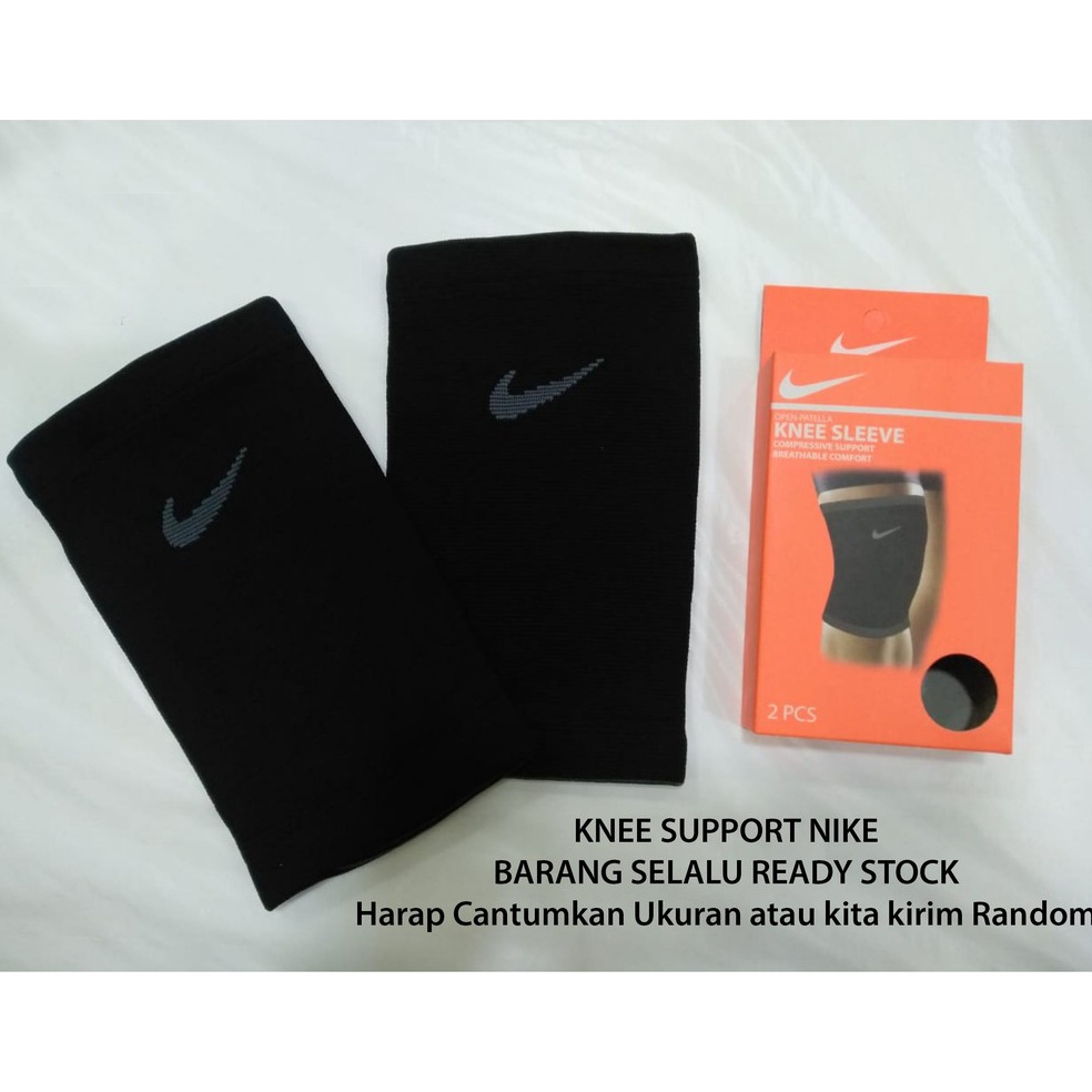 BEST PRODUCT Knee Support Nike - Deker Lutut Pendek Nike isi 2 | Pelindung Lutut Nike