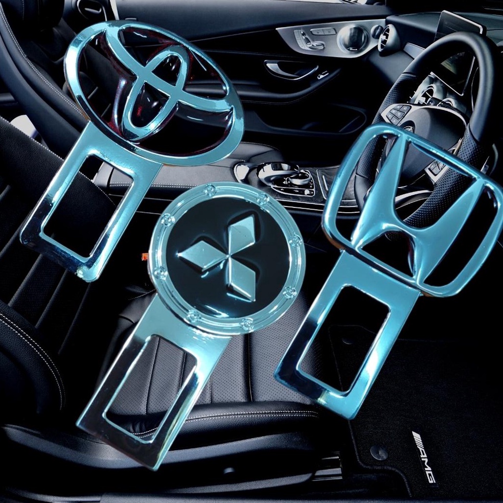 ☛ Terbatas Colokan Seat Safety Belt Tusukan Seatbelt Sabuk Mobil Alarm Buzzer Buckle Stopper Stoper UNIVERSAL Logo Toyota Honda Mitsubishi Best Seller