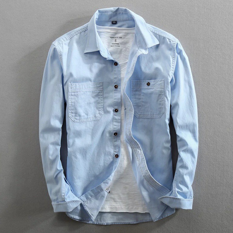 Tren Kekinian.. KEMEJA JEANS ZERONES-KEMEJA LEVIS MOTIF WASH ORIGINAL-KEMEJA JEANS DISTRO TERLARIS