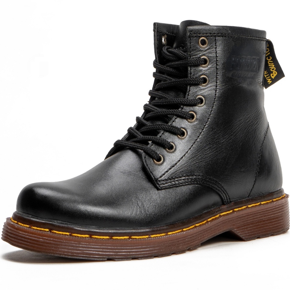 Top DesignFf4F9 Sepatu Boot Pria Boots Casual Kulit Asli Docmart Like Dr Martens 1080