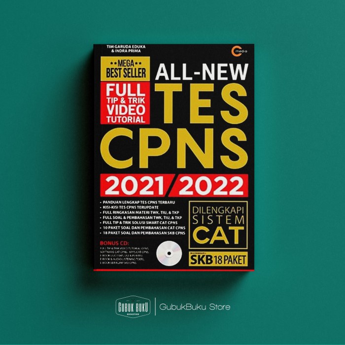 

NEW Buku CPNS : All New Tes Cpns 2021 2022 (Plus CD) Original