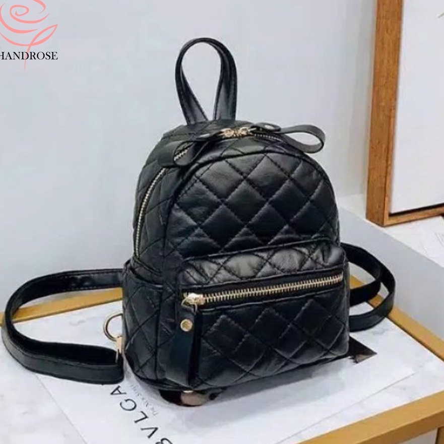 ✨SHOPEE MALL✨ Handrose - Tas Ransel Wanita Tas Punggung Wanita Tas Ransel Mini HR 038 