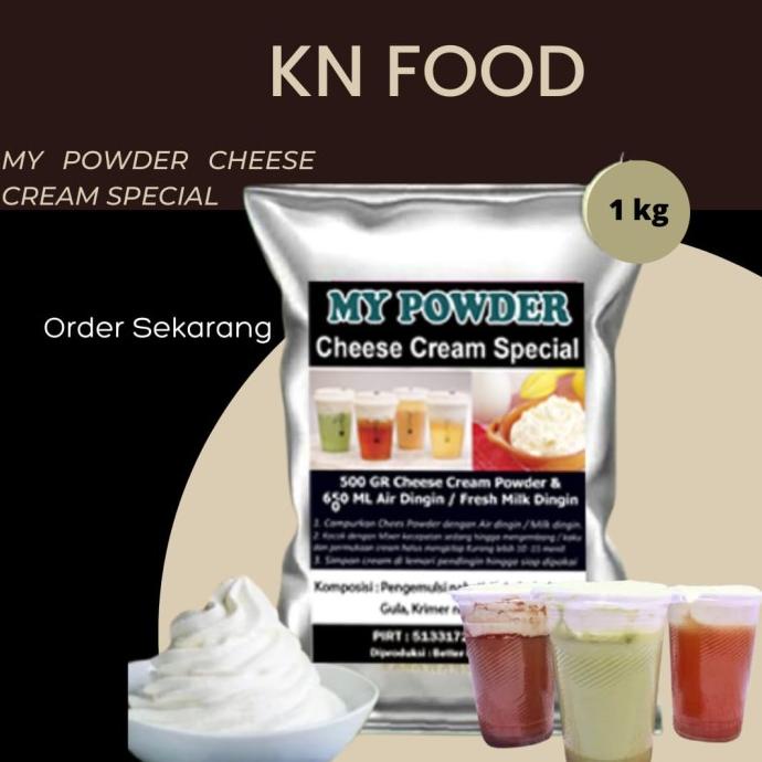 

Topping Cream Cheese Tea SPECIAL - Bubuk Cream Cheese Instan 1000 grm
