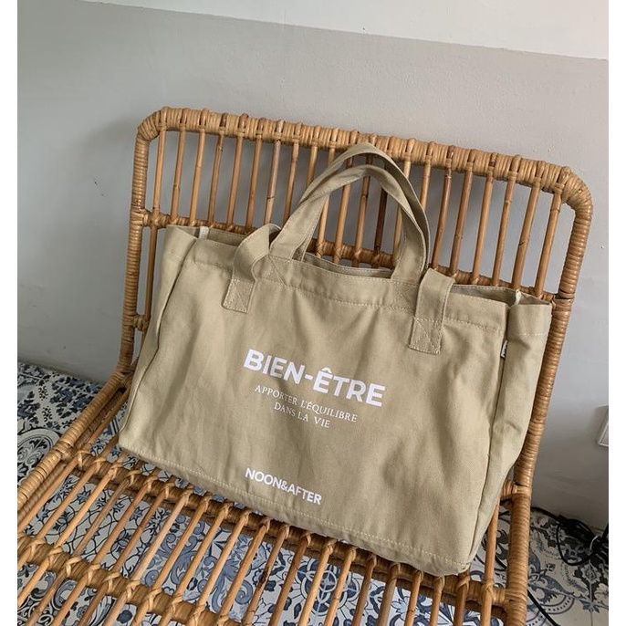 N&A - BIEN ETRE TOTE BAG - Tote Bag Unisex / Tote Bag Kanvas