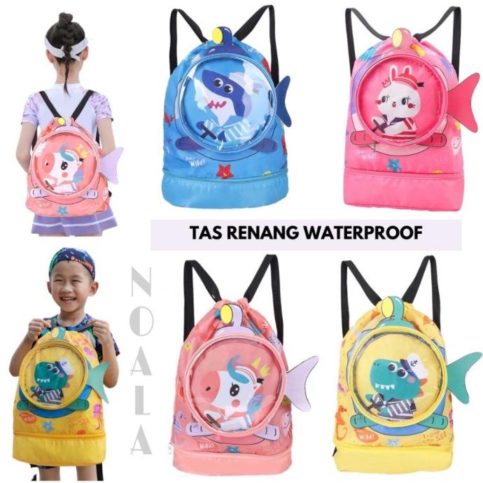Tas Renang Anak Multifungsi Anti Air / Tas Renang Waterproof