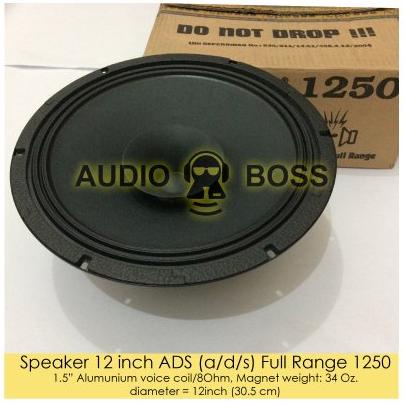 TERBARU Speaker ADS 12 inch Full Range 1250 - Speaker ADS Full Range 12 inch 1250