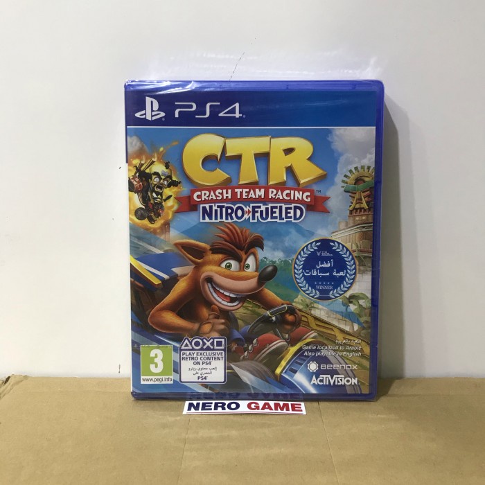 Kaset Bd Ps4 Ctr Crash Team Racing Nitro Fueled