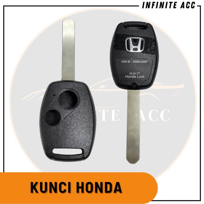 Cover Remot Kunci Honda Jazz Brv Mobilio Dll Dengan Batang Kunci Original
