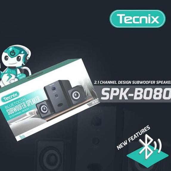 Speaker Bluetooth With Subwoofer Tecnix SPK - B080