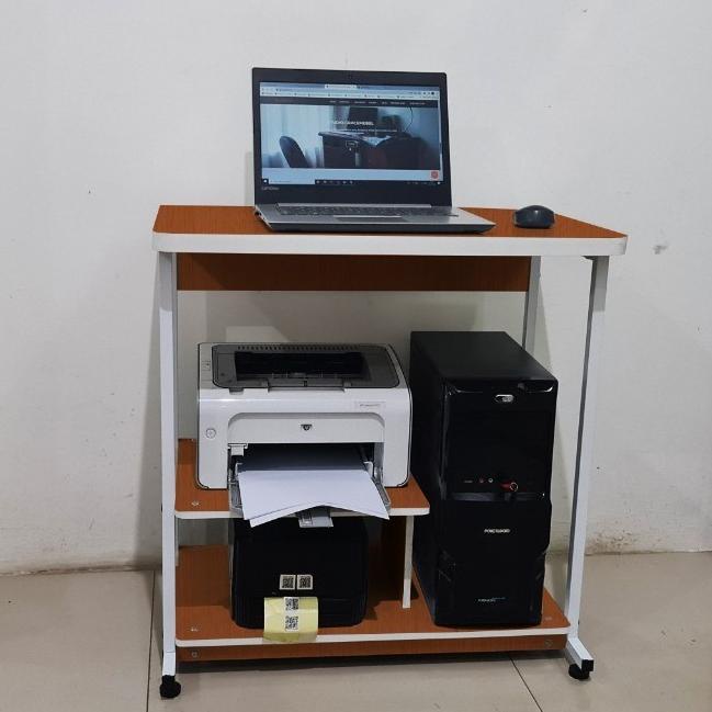 Terbaru  Meja Komputer Besi Meja Laptop Desktop Multifungsi Printer Alinahakanistore