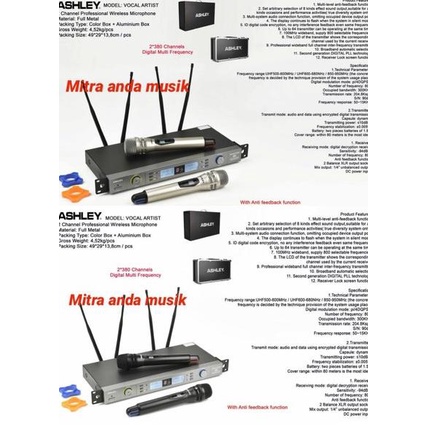 Mic wireless ashley vocal artist