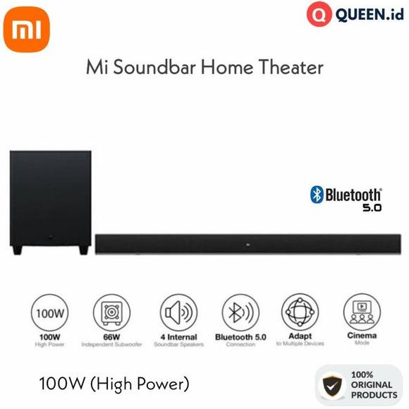 SALE Xiaomi Soundbar Home Theater 2.1 Subwoofers 100W Bluetooth Speaker 5.0