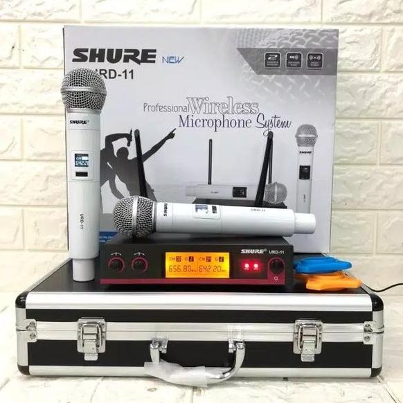 mic wireless SHURE URD11 PUTIH GARANSI 2 TAHUN