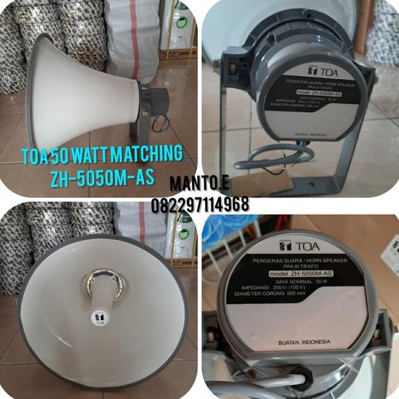 FREE ONGKIR SPEAKER CORONG TOA 50 WATT ZH 652 T TOA MASJID MUSHOLLA