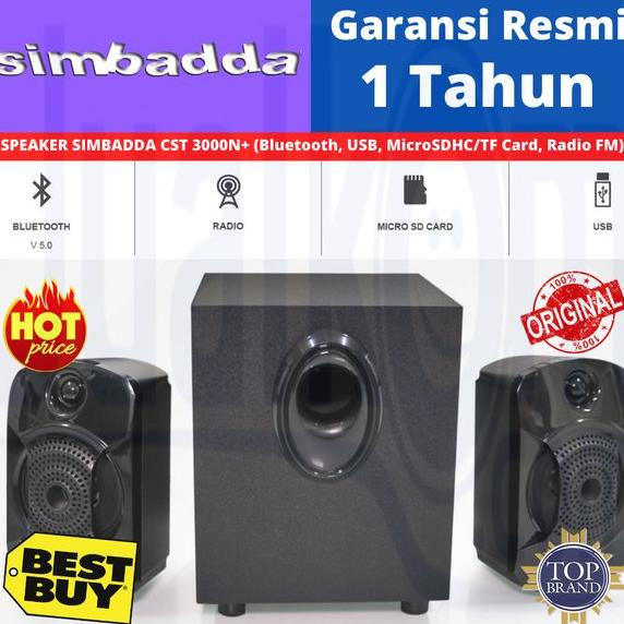 Speaker Simbadda CST 3000N plus Subwoofer Power Bass Multimedia CST 3000 N