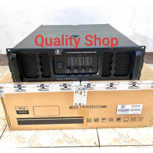 BARU POWER 4 CHANNEL RDW ND15PRO ORIGINAL