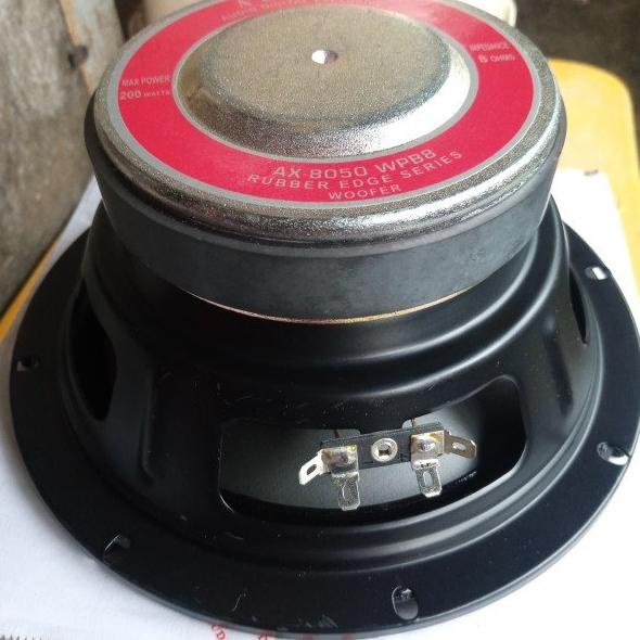 BEBAS ONGKIR speaker audax ax8050 wofer ukuran 8 inch