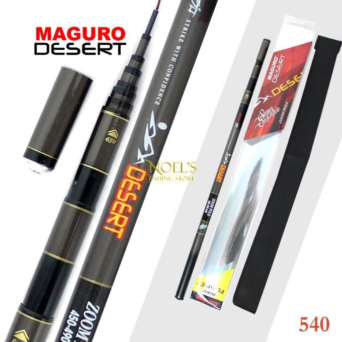 Joran Tegek Maguro Desert Carbon Zoom | 360 450 540 630 | Teleskopik Ok