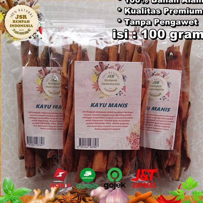 

Terbaru 1.1 KAYU MANIS ASLI KUALITAS PREMIUM ISI 100 GRAM BUMBU DAPUR JSR REMPAH PENYEDAP RASA