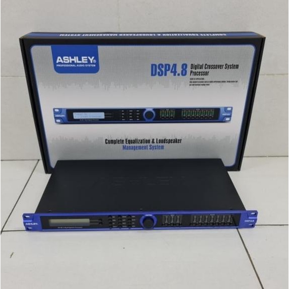 SPEAKER MANAGEMENT ASHLEY DSP 4.8 CROSSOVER AND PROSESOR  4 IN DAN 8 OUT