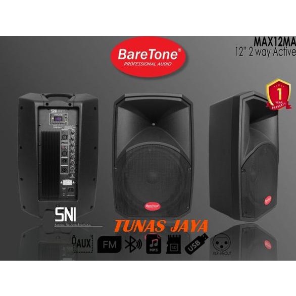 Speaker Aktif Baretone Max 12MA  -  Max 12 MA Original