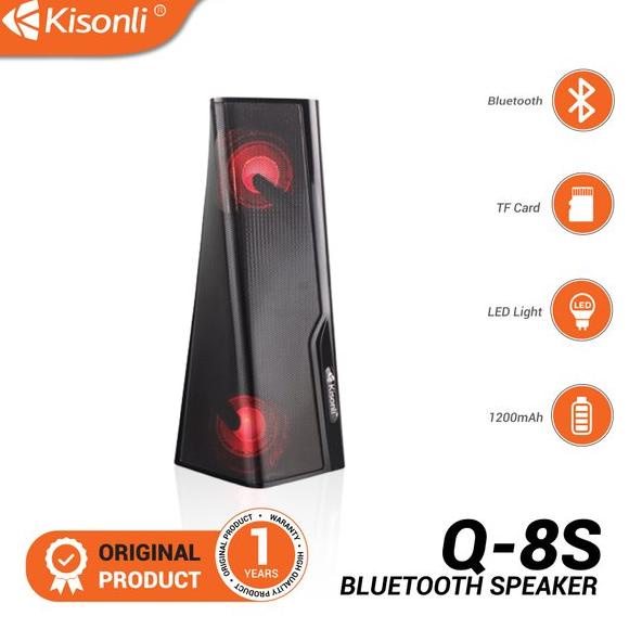 DISKON KISONLI-Speaker Wireless Bluetooth 4.2 HiFi TWS 3D Surround Sound -Q8S