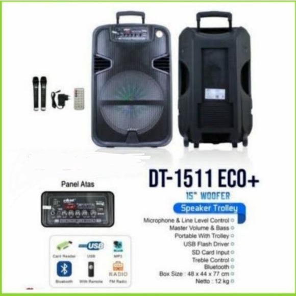 speaker bluetooth portable dat 1511 ECO +