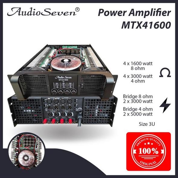 HARGA DISKON Power Amplifier Audio Seven MTX41600 Original