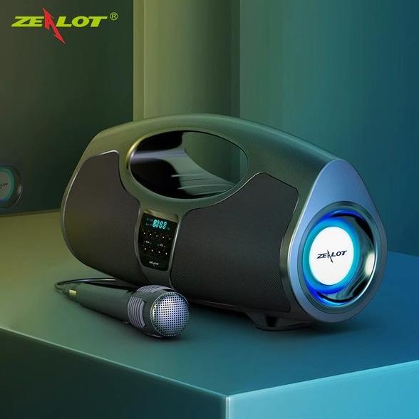 Zealot Bluetooth Speaker Portable Powerful Boombox 40W - P1 - Black