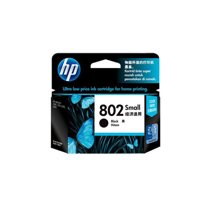 Tinta cartridge ink HP 802 black ORIGINAL