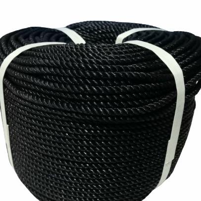 Tali tambang tali ikat 5mm hitam satu rol