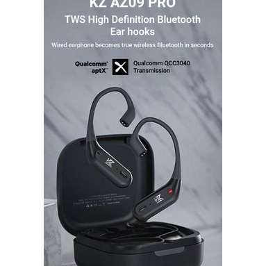 TERBARU KZ AZ09 Pro Knowledge Zenith APTX HD TWS Earhook HD Bluetooth Adapter