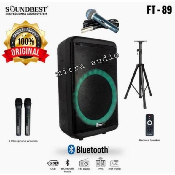 SALE Speaker portabel professional Soundbest ft 89 ft89