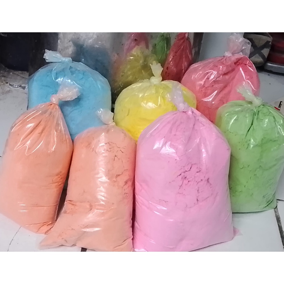 

10.10 Promo >> Holy powder/ Tepung warna warni / Colour Run / Holy 500 Gram, holli powder warna