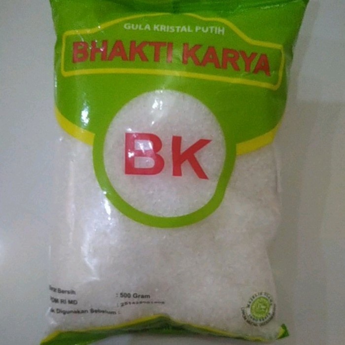 

Gula Pasir Bhakti Karya 500 gram (1 dus isi 30 pcs)