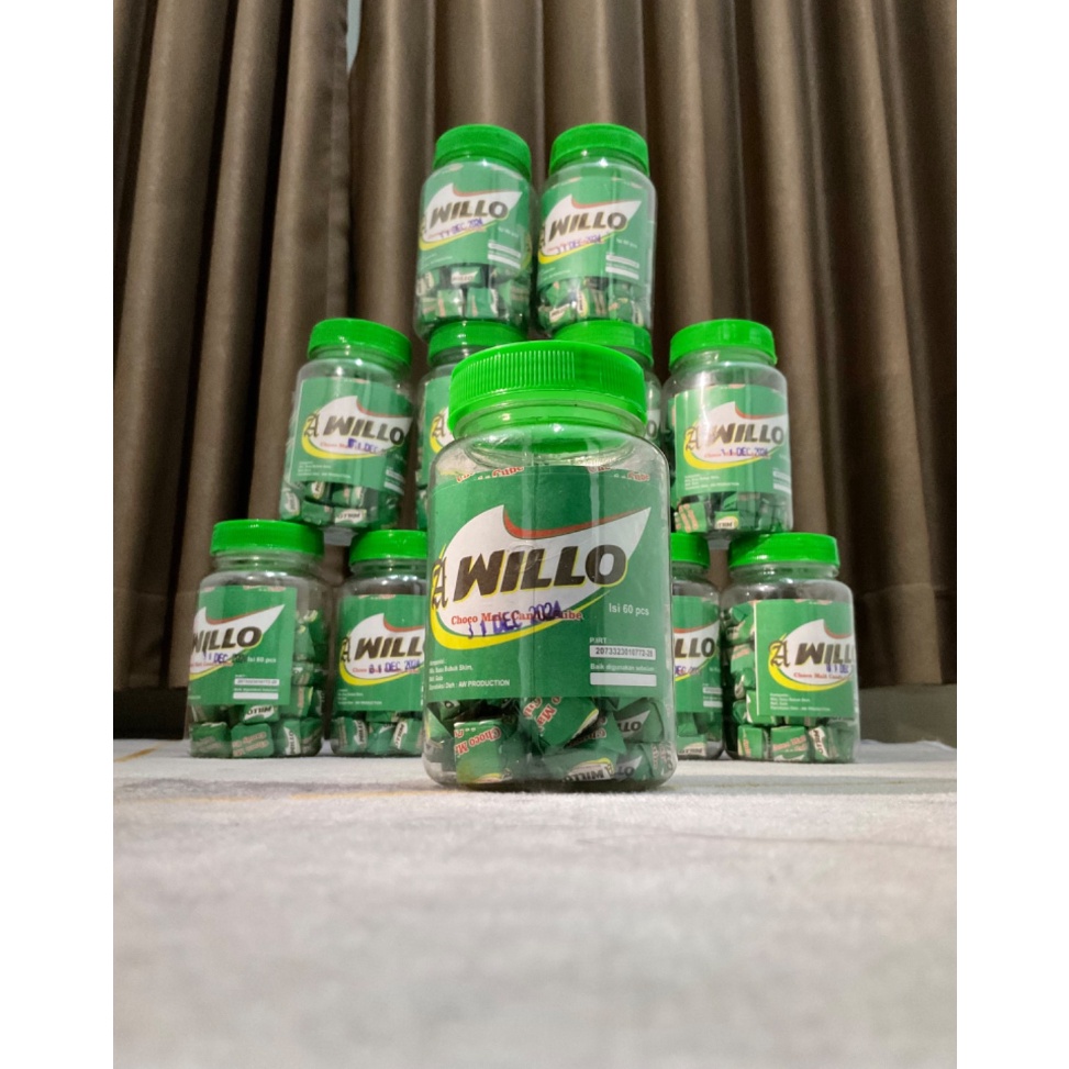 

DISKON BRANDS FESTIVAL WILLO CUBE PREMIUM | PERMEN HITS VIRAL WILLO ISI 60pcs | PERMEN ENAK MURAH | BISA COD