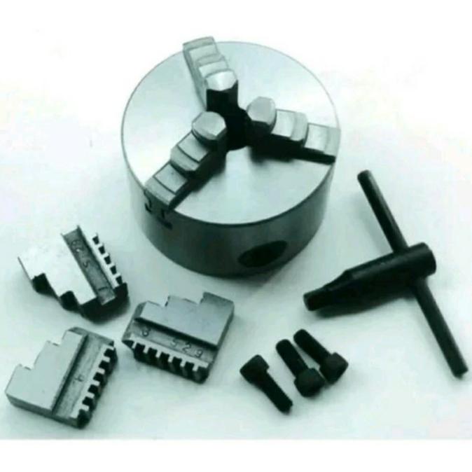 """] Clow bubut mini 5" || chuck bubut 3 jaw 5 inchi