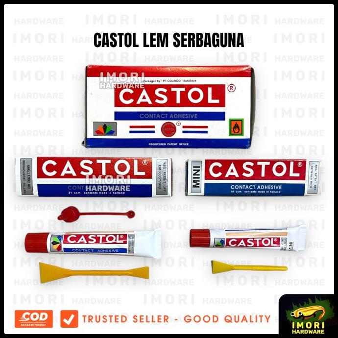 

@#@#@#] CASTOL Lem Serbaguna Mini Besar Tanggung Sepatu Sandal Ori