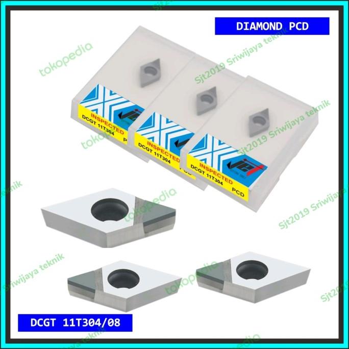 best seller] Insert bubut Almu DCGT 11T304 pahat bubut kinclong miror almunium